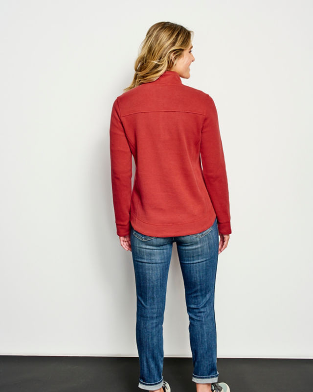 Signature Print-Trim Sweatshirt -  image number 2