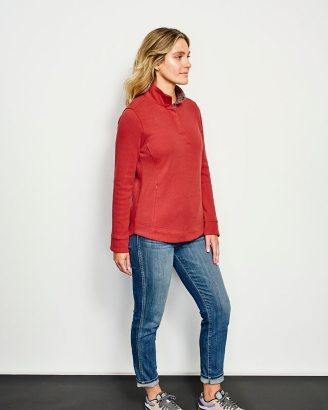 Signature Print-Trim Sweatshirt -  image number 1