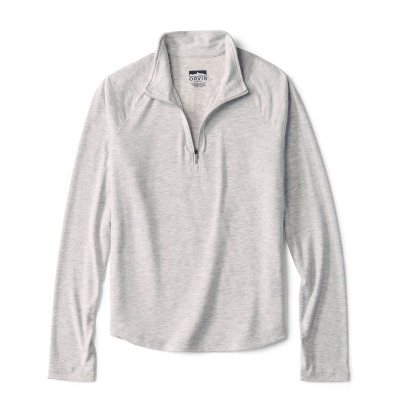 Women&rsquo;s DriCast&trade; 1/4-Zip - PALE GRAY HEATHER image number 3