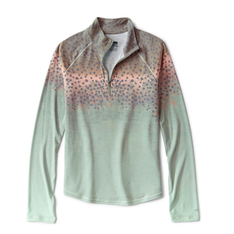 Women&rsquo;s DriCast&trade; 1/4-Zip - RAINBOW TROUT PRINT