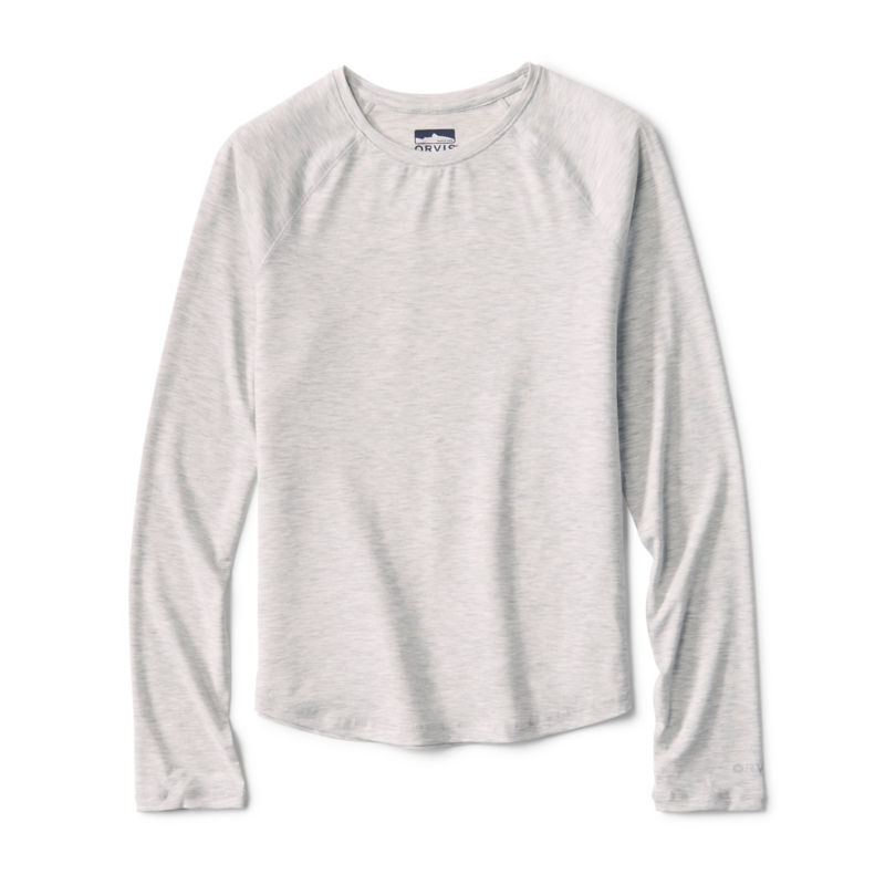 Women's DriCast&trade; Long-Sleeve Crew - PALE GRAY HEATHER