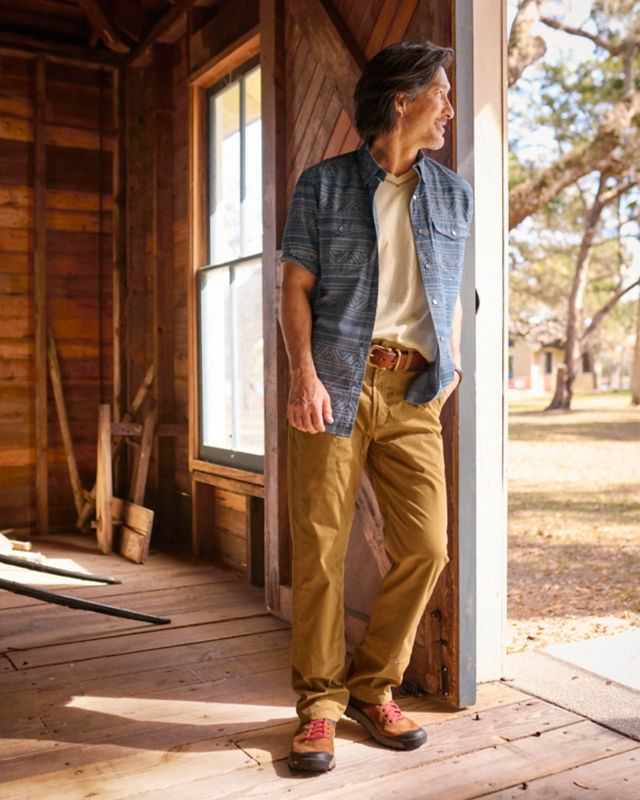 Montana Morning&reg; Short-Sleeve High V-Neck T-Shirt - CREAM image number 4