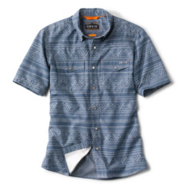 Tech Chambray Western Printed Short-Sleeved Shirt - 