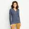 Lightweight Textured Henley Sweater - SAFARI GREEN image number 1