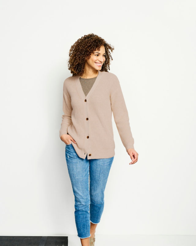 Anywear Relaxed Ribbed Cardigan Sweater | Orvis