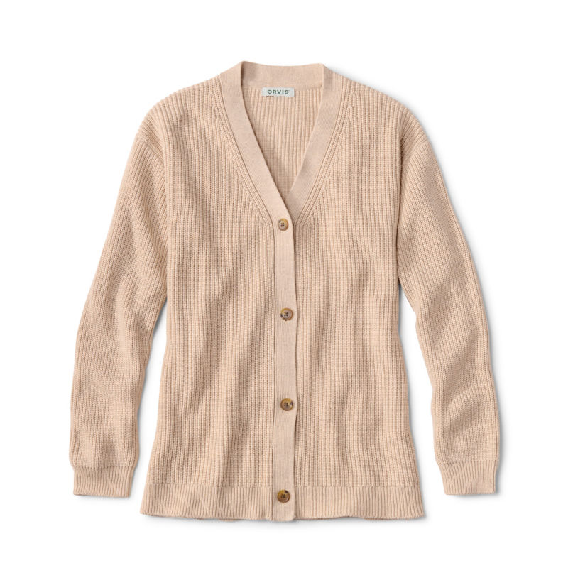 Anywear Oversized Ribbed Cardigan - BARLEY HEATHER