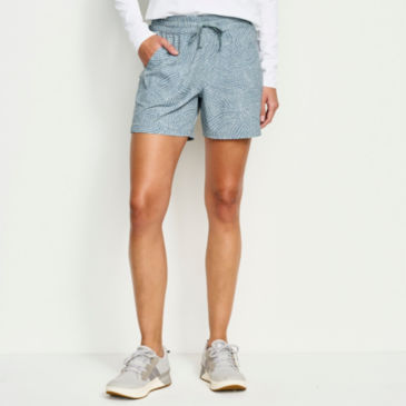 All-Around Printed  Relaxed Fit 4" Shorts - 