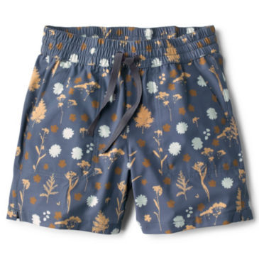 All-Around Printed  Relaxed Fit 4" Shorts - DUSK BOTANTICAL PRINT