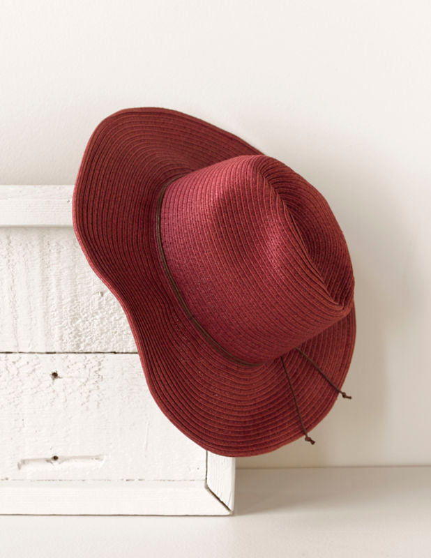 Women&rsquo;s Saddle Ridge Straw Fedora - SEDONA image number 1