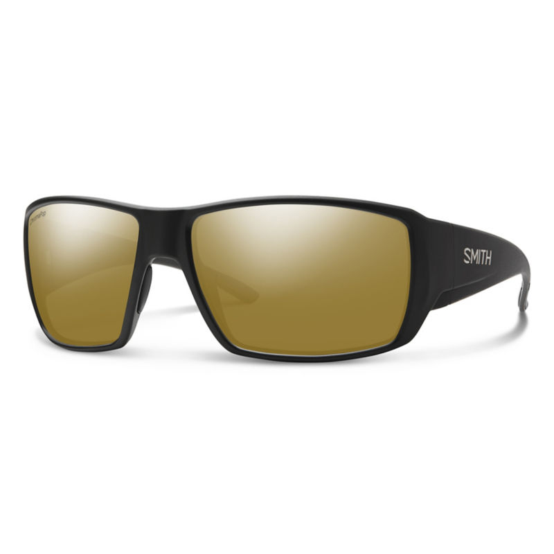 Smith Guide&rsquo;s Choice Polarized Sunglasses - MATTE BLACK/BRONZE POLARIZED GLASS LENS image number 0