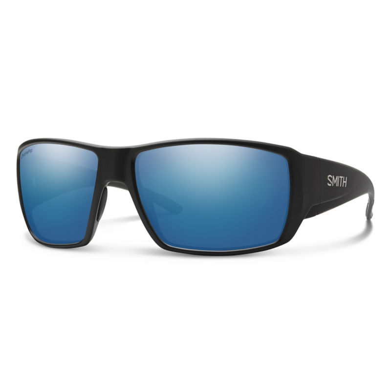 Smith Guide&rsquo;s Choice Polarized Sunglasses - MATTE BLACK/BLUE POLARIZED GLASS LENS image number 0