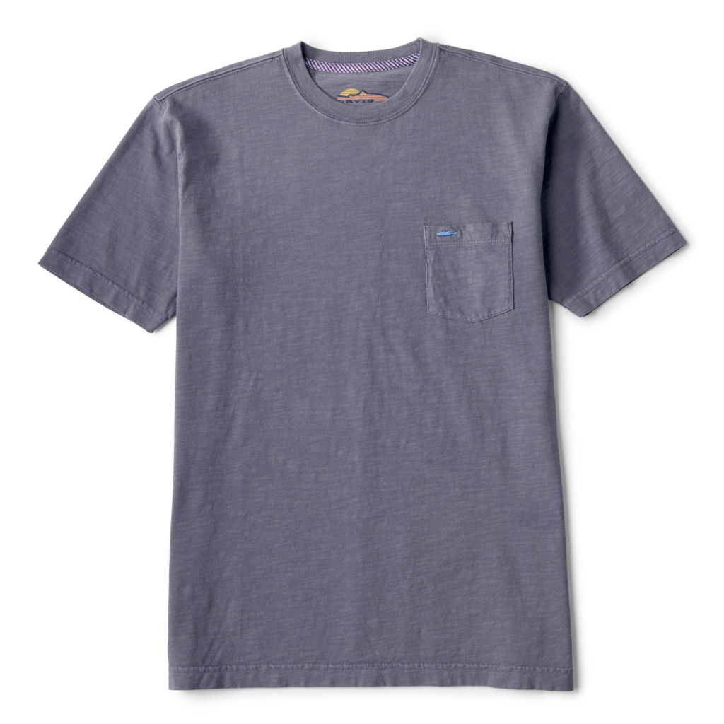 Angler’s Pocket T-Shirt - WASHED NAVY image number 0