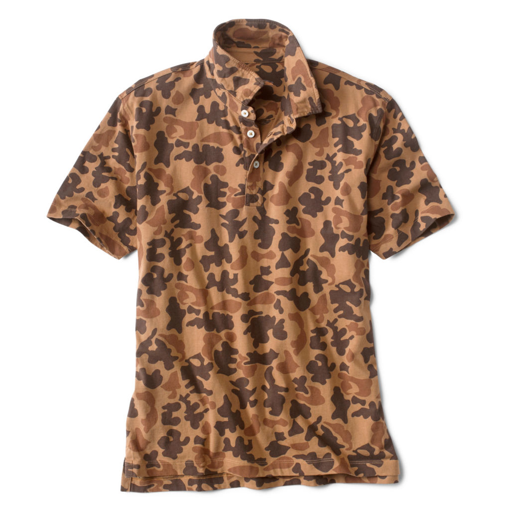 Longboat Printed Polo - ORVIS 1971 CAMO image number 0