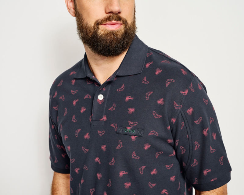 Orvis Signature Polo - FIDDLEHEAD LEAF image number 4