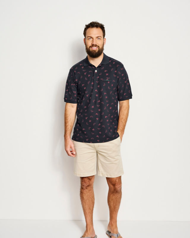 Orvis Signature Polo - FIDDLEHEAD LEAF image number 1