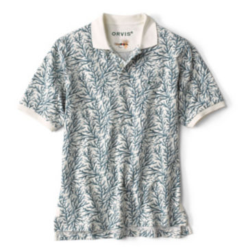 The Orvis Signature Polo Shirt - SNOW CORAL REEF