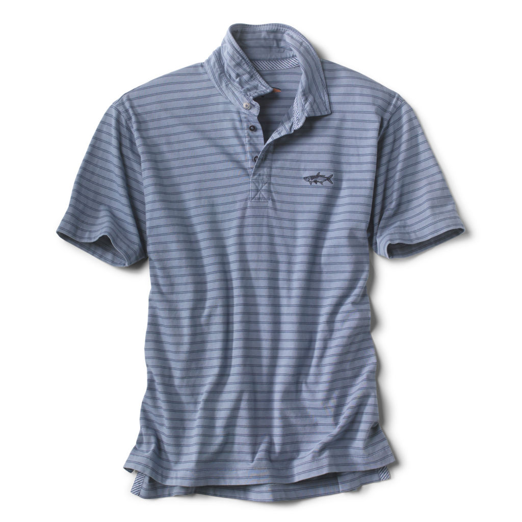 Short-Sleeved Striped Angler’s Polo -  image number 0