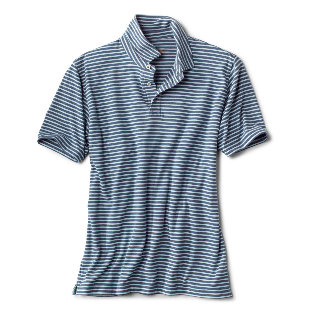 Striped Performance Polo -  image number 0