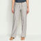 Performance Linen Relaxed Fit Wide-Leg Pants -  image number 0