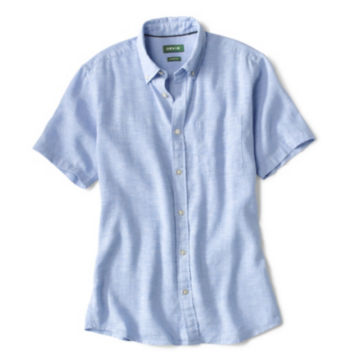 Performance Linen Short-Sleeved Shirt -  image number 0