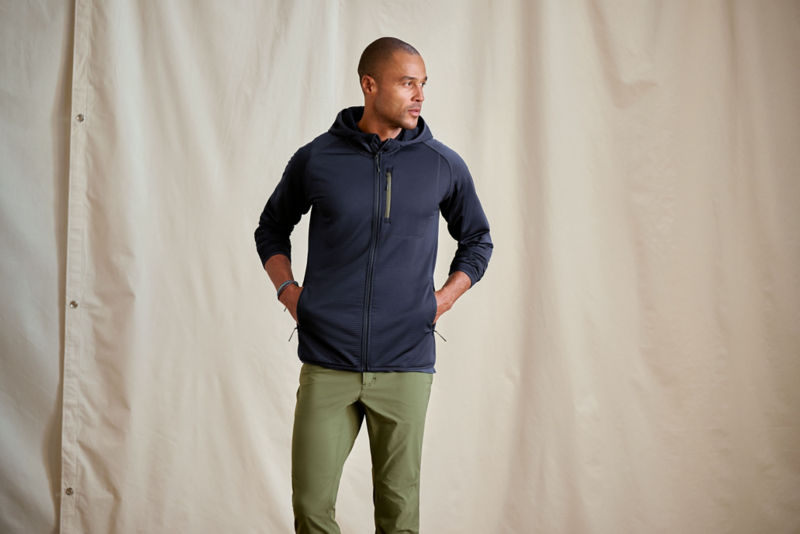 Horseshoe Hills Full-Zip Hoodie - DARK NAVY/TARRAGON