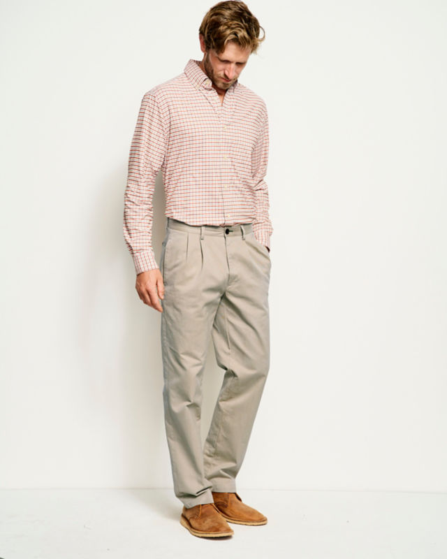 Ultimate Khakis Pleated Front Pants - KHAKI image number 2