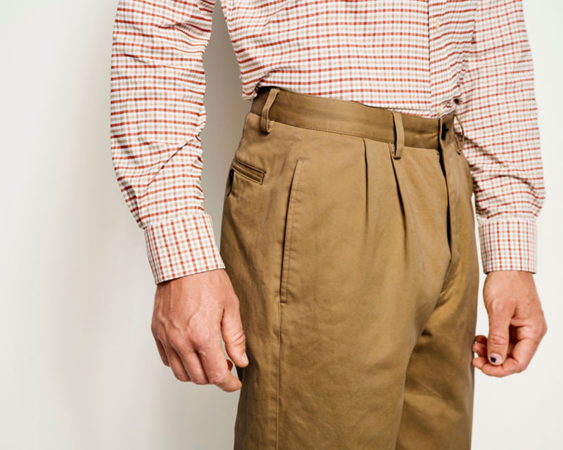 Ultimate Khakis Pleated Front Pants - FIELD KHAKI image number 4