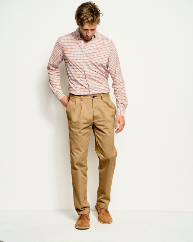 Ultimate Khakis Pleated Front Twill Pants