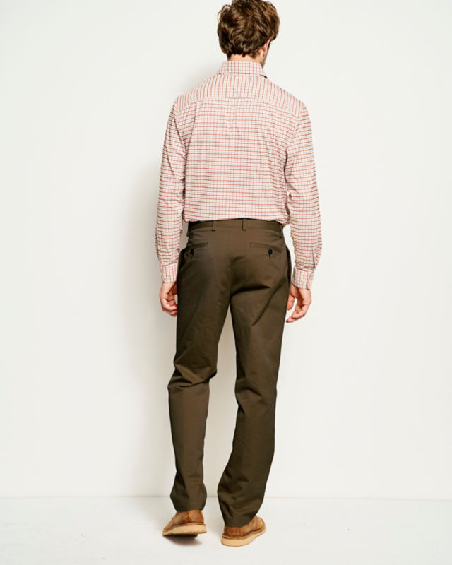 Ultimate Khakis Pleated Front Pants - OLIVE image number 3