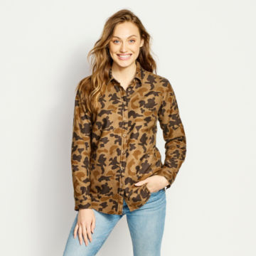 Women’s Perfect Flannel Shirt - ORVIS 1971 CAMOimage number 1