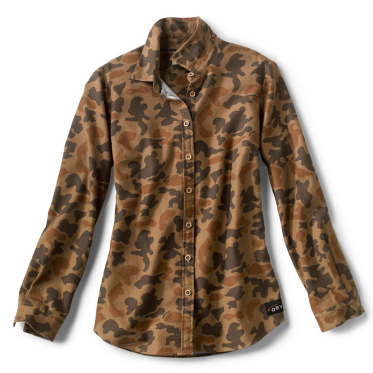 Women’s Perfect Flannel Shirt - ORVIS 1971 CAMO image number 0