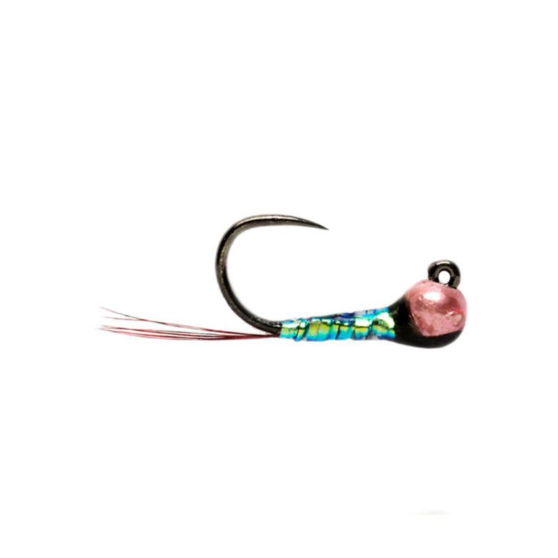 Barbless Oil Slick Perdigon - BLACK