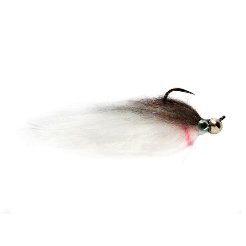 Barbless Jiggy Fat Minnow - BROWN AND WHITE