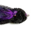 Joe’s Electric Grape Muskie Leech - BLACK PURPLE