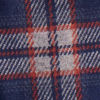 Snowy River Brushed Knit Long-Sleeve Shirt - TRUE NAVY/RUSSET