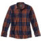 Snowy River Brushed Knit Long-Sleeved Shirt - NAVY PLAID image number 0