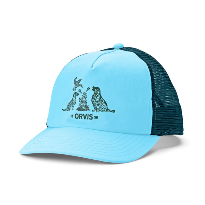 Women&rsquo;s Floral Dog Hat - BLUE LAGOON