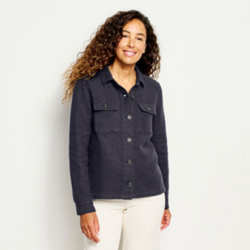 Here-Or-There Shirt Jacket - NAVY
