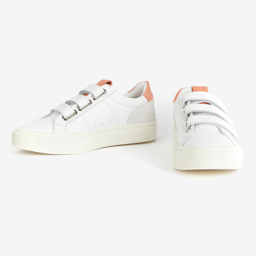 Barbour® Georgie Sneakers - WHITE/PEACH image number 2