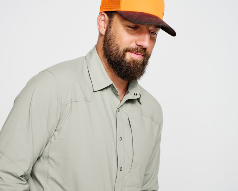 Men&rsquo;s PRO LT Upland Shirt - BLAZE/SAND image number 6