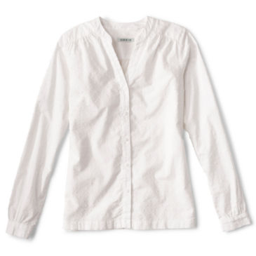 Wander Long-Sleeved Textured Shirt - WHITE