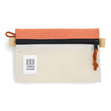 Topo Designs Small Accessory Bag - BONE WHITE/CORALimage number 0