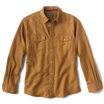 Great Bend Pigment-Dyed Long-Sleeved Shirt - FIELD KHAKI