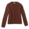 Donegal Fisherman Crew Sweater - REDWOOD image number 1