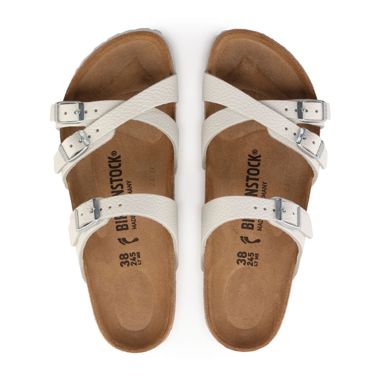 Birkenstock® Franca Sandals - WHITE image number 1