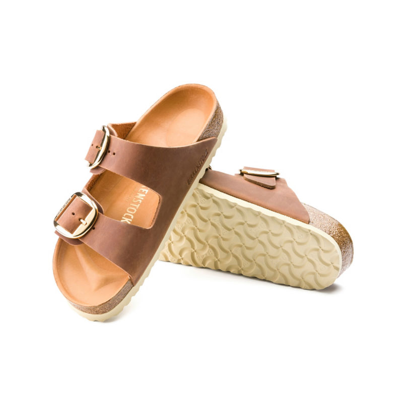 Women&rsquo;s Birkenstock&reg; Arizona Big Buckle Sandals - COGNAC A-B image number 2