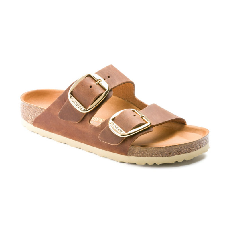 Women&rsquo;s Birkenstock&reg; Arizona Big Buckle Sandals - COGNAC A-B image number 0
