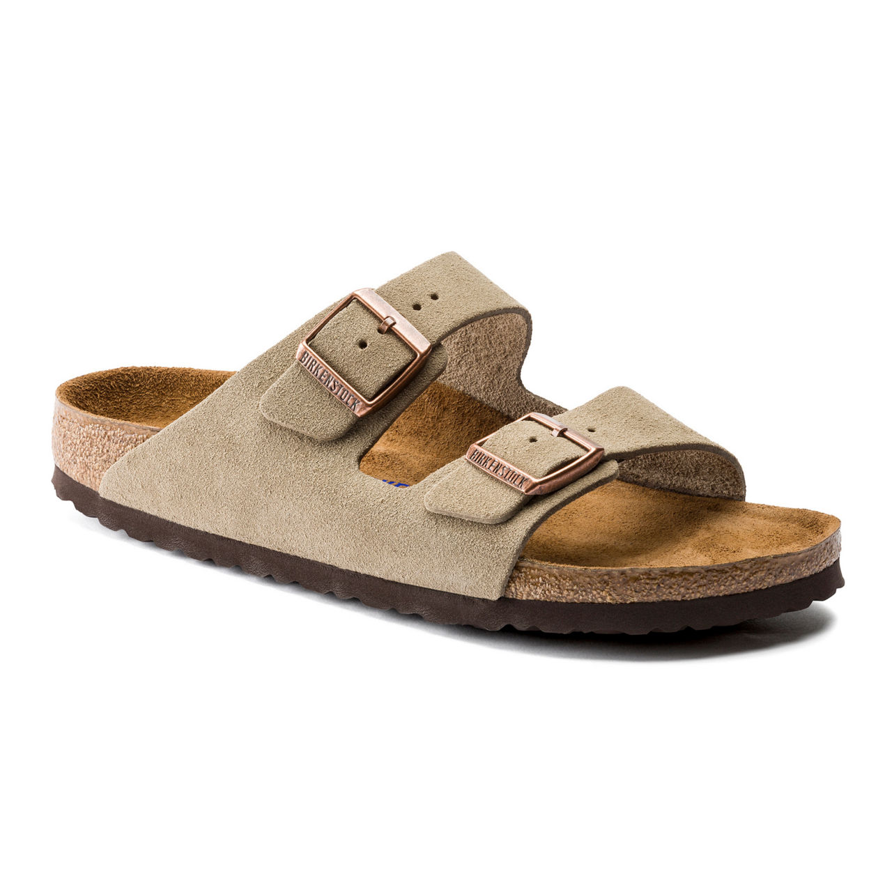 Birkenstock® Arizona Soft Footbed Sandals - TAUPE C-D image number 0