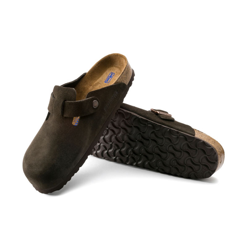 Women&rsquo;s Birkenstock&reg; Boston Soft Footbed Clogs - MOCHA image number 1