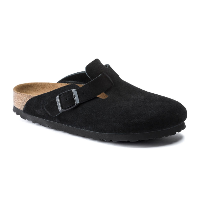 Women&rsquo;s Birkenstock&reg; Boston Soft Footbed Clogs - BLACK image number 0